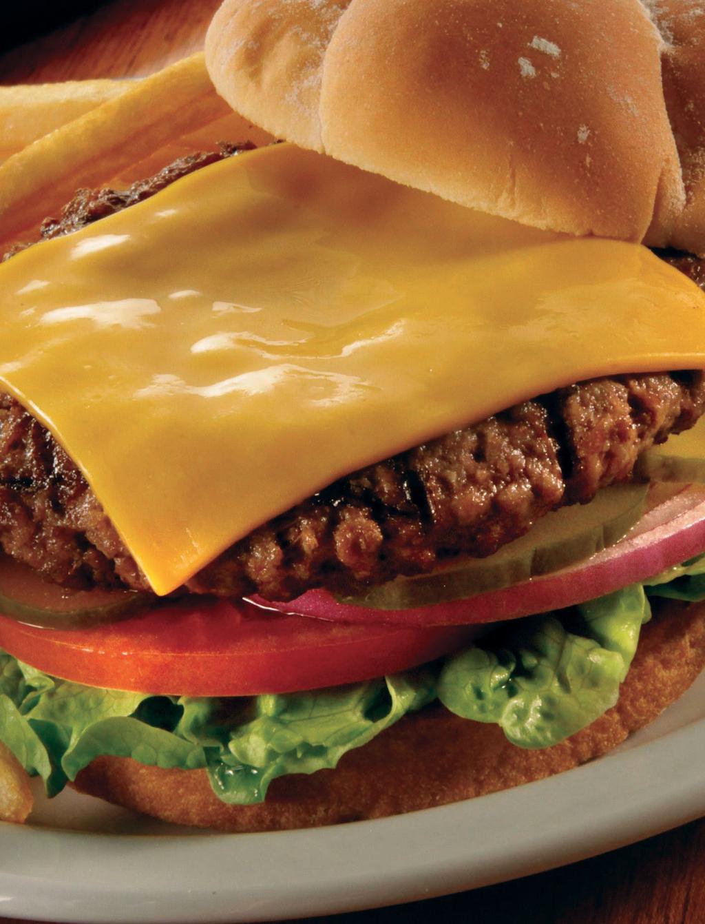 Lunch & Dinner Burgers 1/4 lb. Styles Hamburger...$2.99 Cheeseburger...$3.25 California Style...$3.75 Bacon and Cheese...$4.25 Mushroom Swiss...$4.25 1/2 lb.