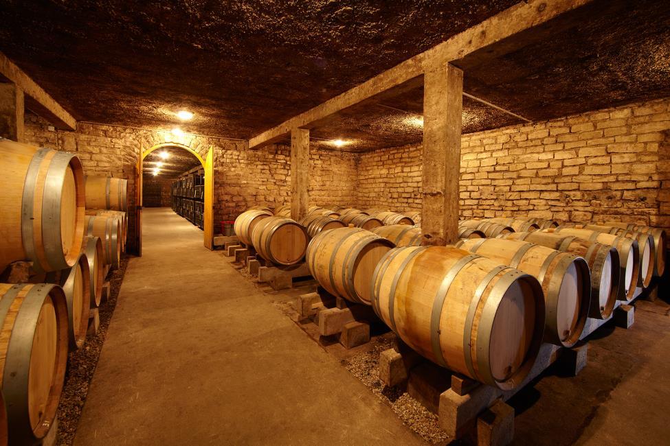 As soon as fermentation is finished, the wines are put in oak barrels at a rate of one third new barrels for each crop, and then begin aging in our XVII th century cellars, the perfect environment