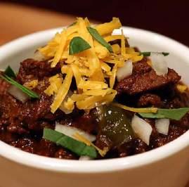 Dinner Not Your Caveman s Chili Eat 1 1/3 Portion - Use Leftovers 531 Calories, 23.