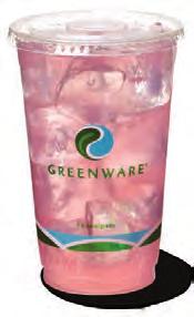 Greenware Drink Cups Product Name GC7 GC9OF GC10 GC12S* GC16S* GC20 GC24 Description 7 oz. 9 oz. 10 oz. 12/14 oz. 16/18 oz. 20 oz. 24 oz.