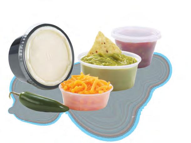 11 Portion Cups Portion Cups Fabri-Kal portion cups are a line of translucent and black dishes with nine sizes ranging from.75 to 5.5 ounces.