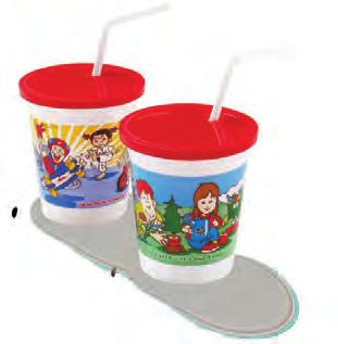Features Benefits Kids Cups Fabri-Kal Kids Cups are a lightweight, economical polypropylene drink cup alternative to injection molded options.