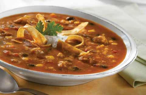 Campbell s Signature Chicken Tortilla soup 14894 RECOMMENDED SOUP ENHANCEMENTS Display soup signs that include product ingredients and nutrition.