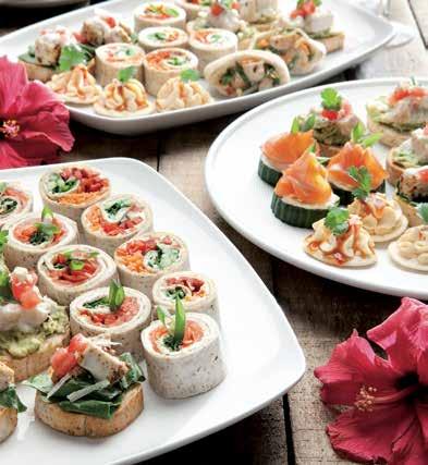KAUAI catering CATER FOR YOUR NEXT PARTY OR OFFICE MEETING with a delicious variety of canapés, wraps, veg platters, freshly squeezed juices and smoothies.