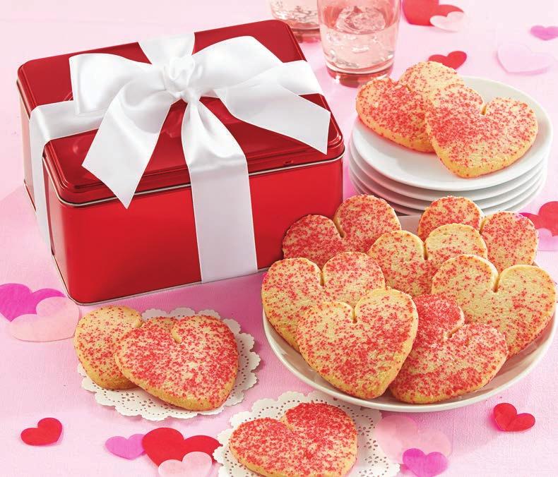 A. AVAILABLE IN 3 SIZES! B. NEW! A. BUTTERCREAM FROSTED VALENTINE COOKIE GIFT BOXES Our delicious buttercream frosting is the perfect finishing touch on these customer favorites!