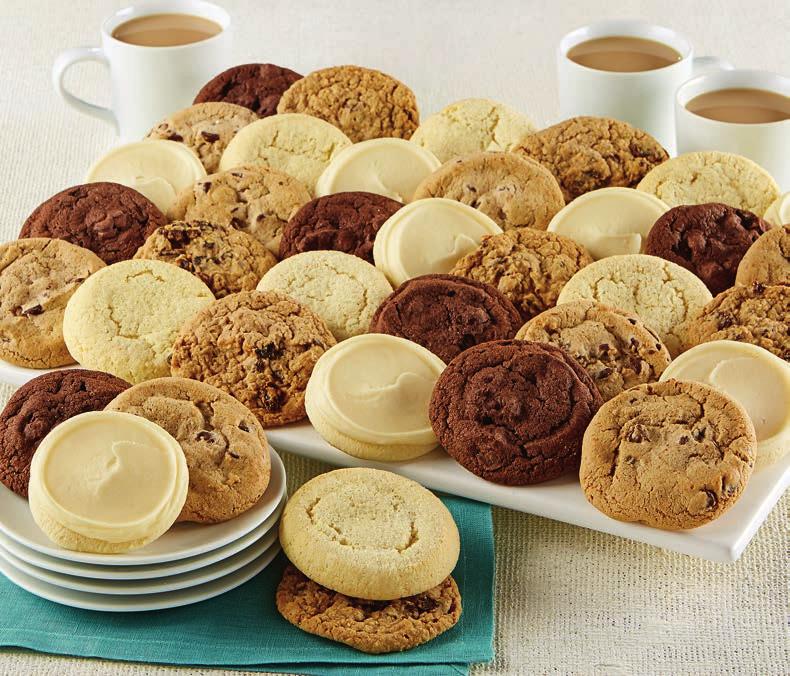 C. AVAILABLE IN 5 SIZES C. PREMIER BUTTERCREAM FROSTED COOKIE ASSORTMENT WOW!