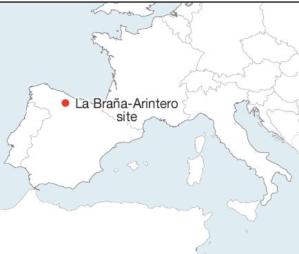 Mesolithic Eurasia (Posth et al 2016) 55 / 71 56 / 71 La Braña: a 7,000 y old