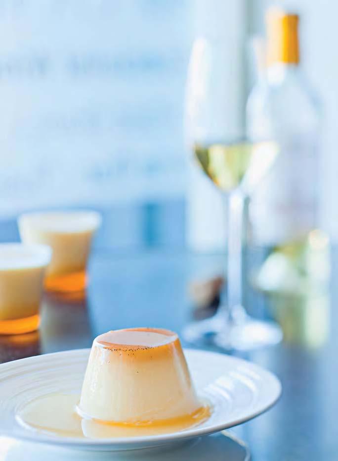 6 Dessert wines Crème caramel A classic dessert, so simple. A sticky white with age will be heavenly with this. Place sugar and water in a pot.