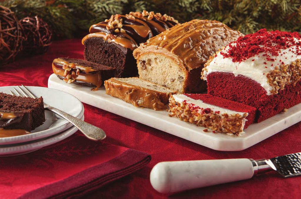 FREE ON THIS GIFT Southern Cake Trio A trio of our fresh-baked frosted cakes in smaller