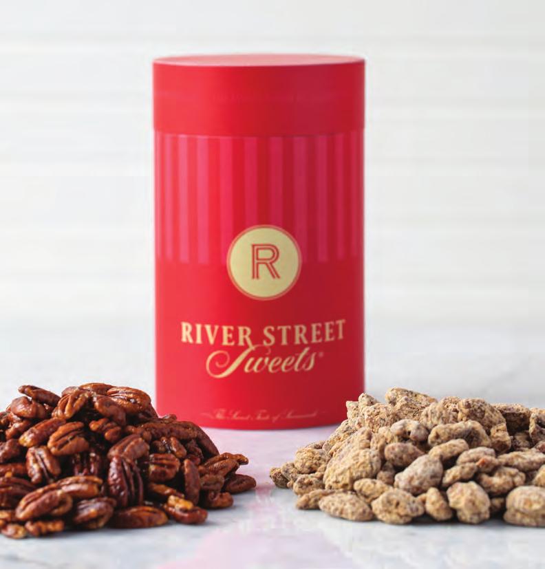 95 Nutty Duo Canister Our candy chefs use mammoth size Georgia Pecans to make these delicious pecan