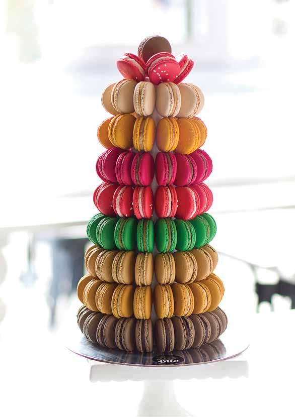 MACARON TOWER Order your personal Macaron Tower today, impress your guests with something extraordinary and make your special occasion even more special.