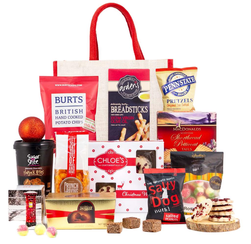 VTC CHRISTMAS HAMPERS & GIFTS 2018 CHRISTMAS SHOPPER (VX06) A selection of sweet and savoury goodies in a reusable VTC branded shopper bag.