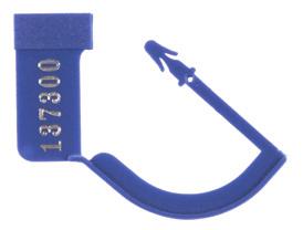 made of plastic securıty seal (blue) K2-661 100 pcs. wit number.