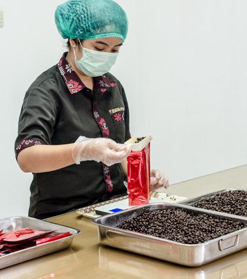 stored, roasted or sold. Luwak coffee beans can be stored in gunny bags or in vacuum plastic bag.