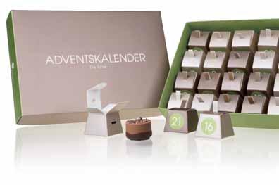 ADVENT CALENDARS 3732 ADVENT CALENDAR DE LUXE GREEN Package dimensions: 260 175 50 mm Net weight: 288 g Net price: 26,07 EUR For this special moment of the