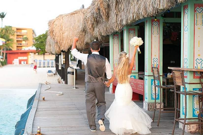 Intimate Beachfront Wedding Congratulations on your engagement! If your dream wedding, includes a stunning location, turquoise waters and a breathtaking sunset you have come to the right place.