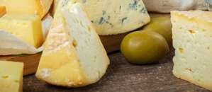 Semi firm cow s milk cheese with a thick rind. Bleu d auvergne, Creamy ivory colour, dotted with blue-green mould. Aged minimum 4 weeks.