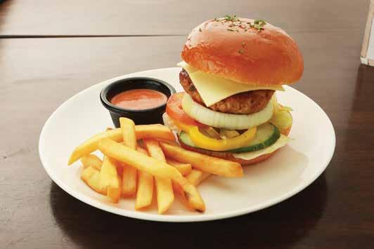 Burgers All our patties are in house prepared with premium quality fresh ingredients and weighs approximately 170 grams. 600 CHICKEN BURGER $12.