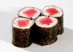 1,6 (Surimi, Cucumber, Omelet, Pumpkin) Avocado-Maki 4 pieces 2,20 The sushi is made fresh after ordering