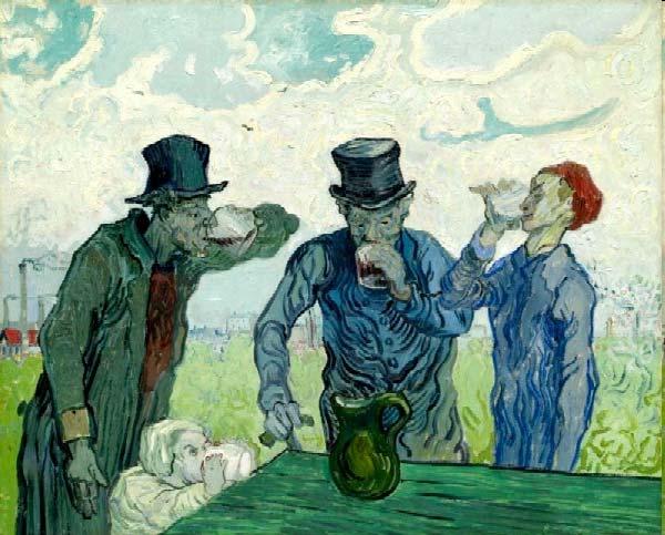 Vincent van Gogh, The Drinkers, or the Four