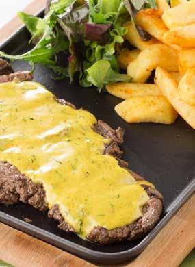 cheese, fresh basil and parsley HUNKAR BEGENDİ (SULTAN S DELIGHT) ROBESPIERRE Thin-sliced beef steaks, rocket and parmesan