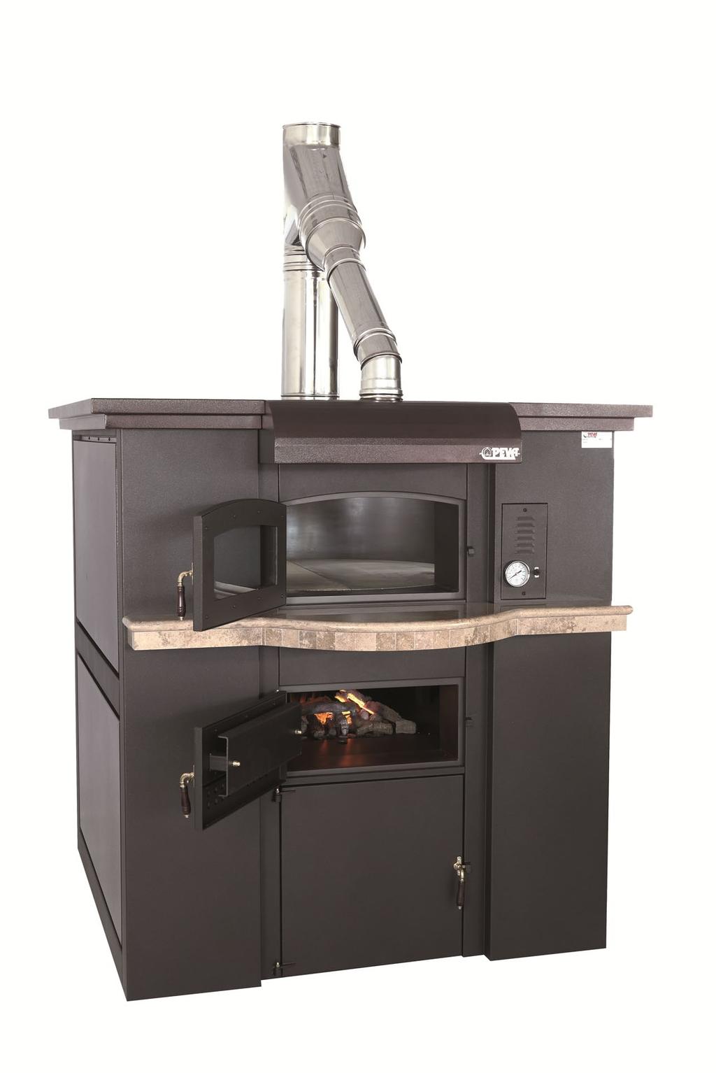 WOOD-BURNING OVENS - PROFESSIONAL LINE OVEN K60/1 Oven K60/1 Wood-burning oven with indirect combustion - one (1)