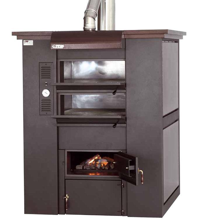 WOOD-BURNING OVENS - PROFESSIONAL LINE OVEN S60 Oven S60 Wood-burning oven with indirect combustion - two (2) cooking chambers with firebrick floor - separate oven doors - Dimension