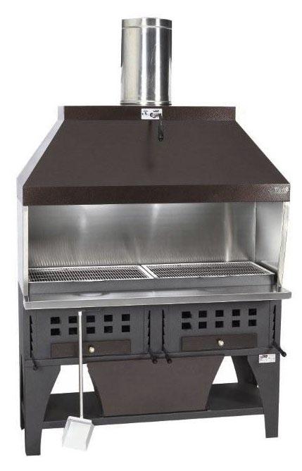 CHARCOAL GRILLS - PROFESSIONAL LINE CHARCOAL GRILLS BL 100 BL 150 BL 100 - grill with two (2) adjustable