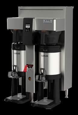 CBS-2142XTS TWIN STATION 1.0 Gallon Coffee Brewer 2 x 1.0 gallon size provides flexibility in small- to medium-sized operations.