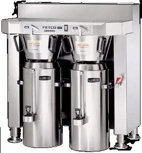IP44-62H-30 with IP44 PROTECTION TWIN STATION 3.0 Gallon Coffee Brewer 2 x 3.0 gallon size meets the high-volume demands of large-scale maritime operations.