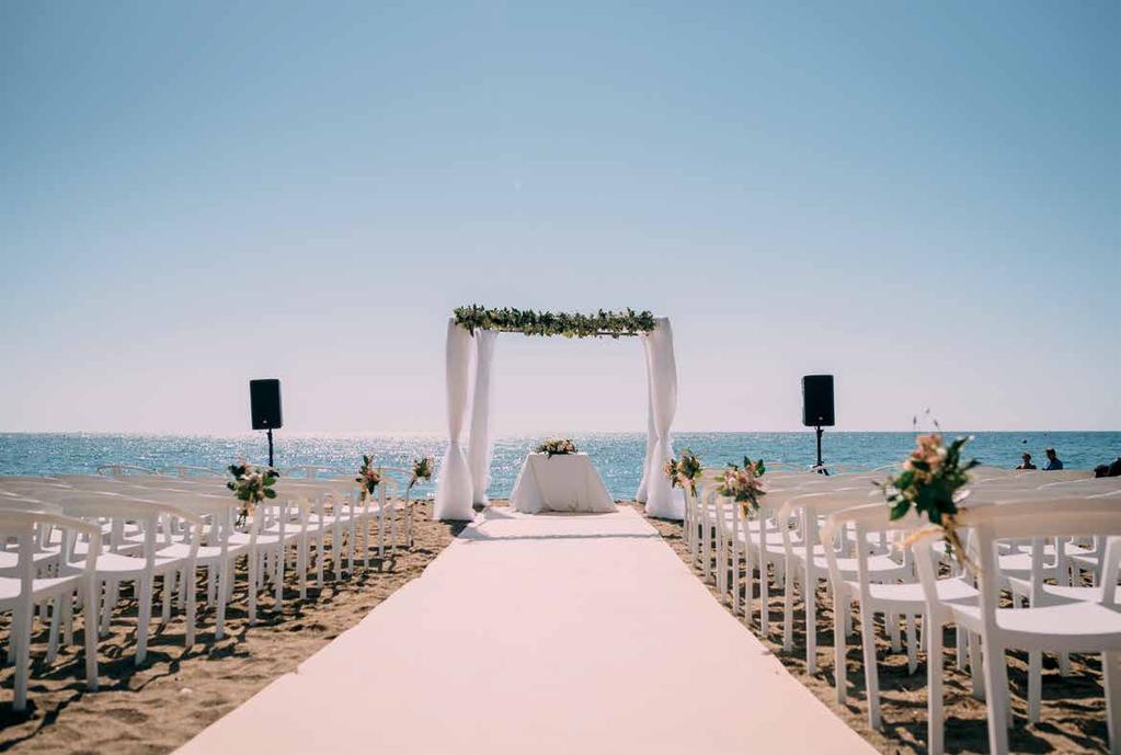 CEREMONY La Milla Marbella has thought about all the details to make a perfect celebration.