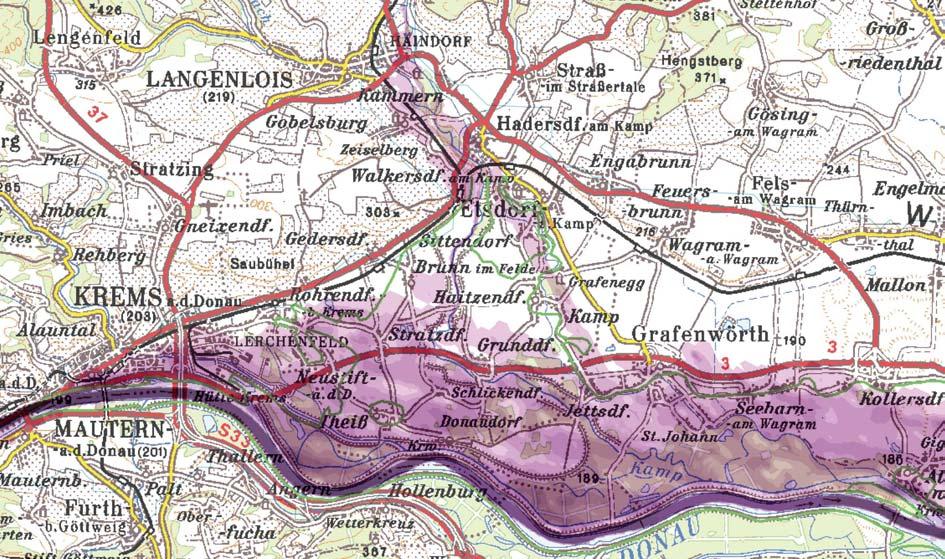 RESLS e limits of te flooded regions are plotted alongside wit te water dept (coloured in magenta tones in figure 3) and compared to te actual boundaries of te flooded area (green line in figure 3)