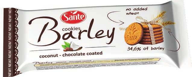 Due to the high content of dietary fibre Sante oat cookies have a wide range of health benefits and can help to naturally lower