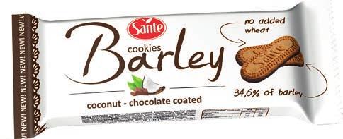 salt, barley malt extract, flavouring. BARLEY COOKIES Barley cookies are delicious and healthy snacks made from wholegrain barley.