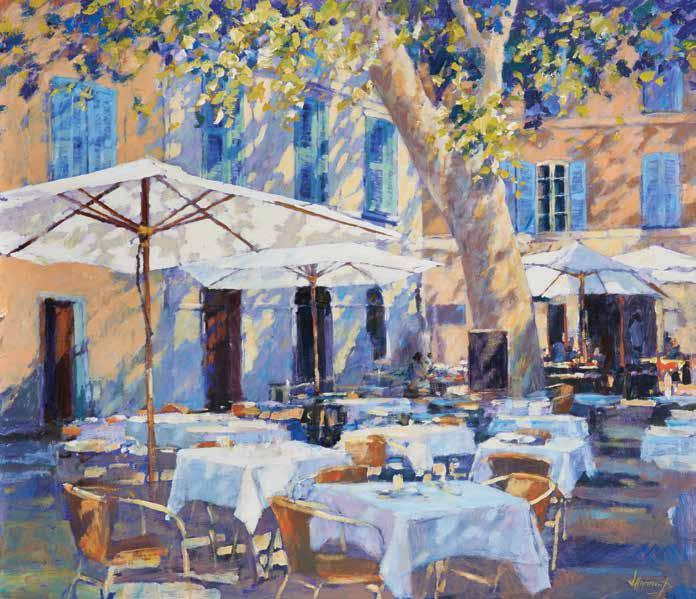 of Avignon, sits the Hermitage restaurant which takes its name from