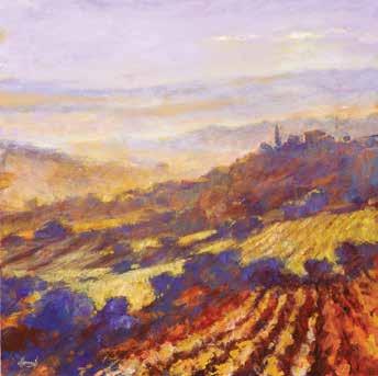 x 15 ins Colours of Tuscany 24 x 31 ins In the Chianti region