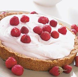 Strawberry Hazelnut Torte by Stephen Durfee While the hazelnut crust is cooking, make the strawberry, whipped cream, and mascarpone filling and let it firm up in the refrigerator.