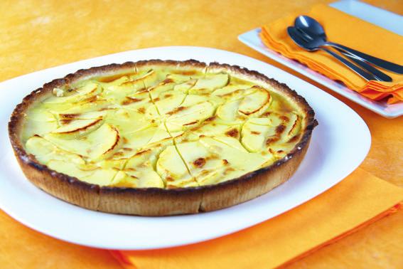 TOGETHER A range of cooked tarts cut into 10 slices.
