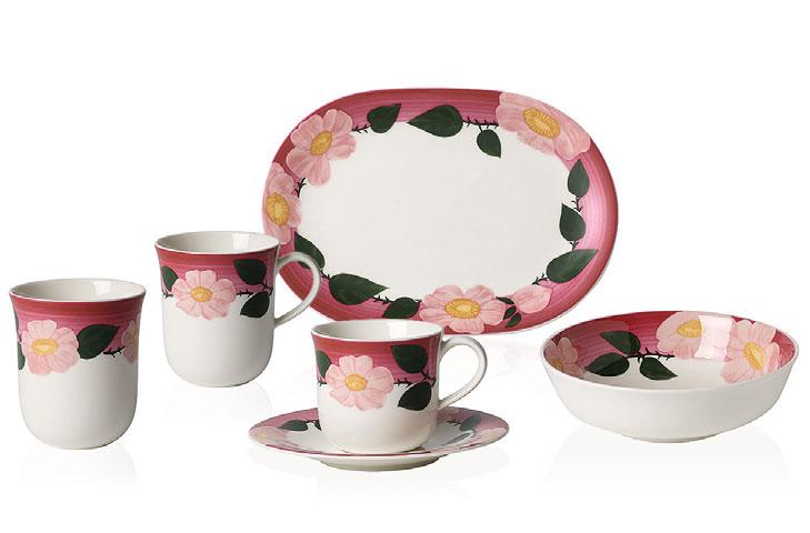 eps Rose Sauvage 10-4236- 1230 Breakfast cup & saucer 2pcs 1240 Breakfast cup {6} 0,27l 1250 Saucer breakfast cup {6} 16cm 1800 Covered butterdish 2pcs.