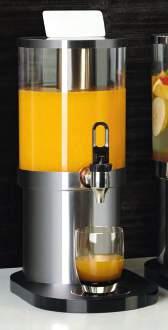 FRUIT JUICE URN-DISPENSADOR DE ZUMOS 20 cm 7 in 7/8 45 cm 17 in 11/16 URNE À JUS DE FRUITS 4L - ACIER 18-10 juice dispenser 135 oz stainless steel dispensador de zumo acero 231303