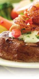 Signature Steak with garlic herb shrimp SIGNATURE STEAK* WITH GARLIC HERB SHRIMP Our classic 7 oz.