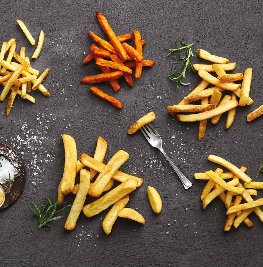xxxxxxx February Deals 2 OUR NEW COATED CHIP RANGE IS A CUT ABOVE Taking the humble potato to new heights, our tasty range of coated chips and sweet potato fries are specially coated for a more