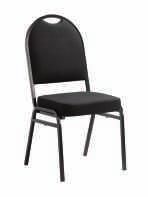 399 (4399) Banquet Chair Colour: black Standard contract fabric High density foam Steel frame Stackable Maximum user weight