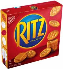 Nabisco Oreo Cookies (8.5-15.5 oz.); Ritz Crackers (7.1-1.7 oz.