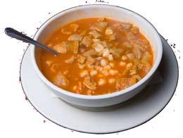 Served with rice & beans. Soups POZOLE... $10.70 DIiced pork & hominey cooked in a red broth served with onions cabbage and radish Menudo Our traditional homemade menudo... $10.75 served with or without hominy (your choice).