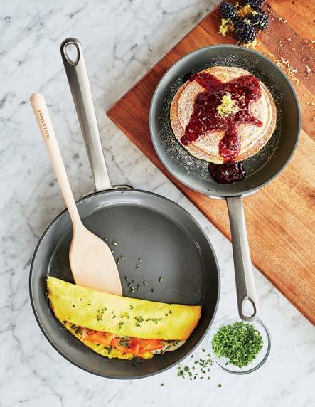 Made with natural materials because healthy cooking starts with a healthy pan. New and GREENPN RFT 13-P SET set of nonstick must-haves to do it all 8", 9½" and 11" skillets, 1.7-, 2.2- and 3.3-qt.