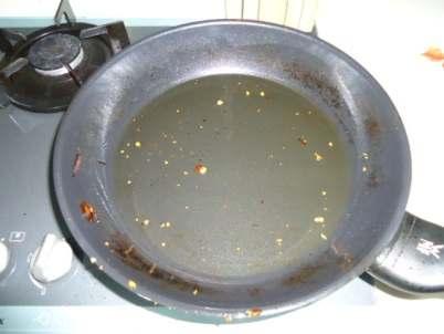 Heat up the frying pan