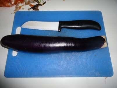 eggplants prepared for