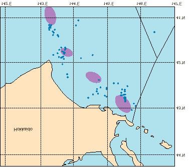 22 Competition for food in the ocean: Man and other apical predators T. Tamura 50 KN 11 45 K 7W 9 40 K 7E 8 35 K 140 K 150 K 160 K 170 KE Figure 2. Sub-areas surveyed by the JARPN from 1994-1999.