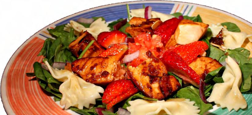 The Pink Stuff Cilantro Lime Ranch Thick & Creamy Ranch French 1000 Island Chunky Blue Cheese Honey Mustard Raspberry Vinaigrette Oily Italian Caramelized Salmon Spinach Salad One of our most popular!